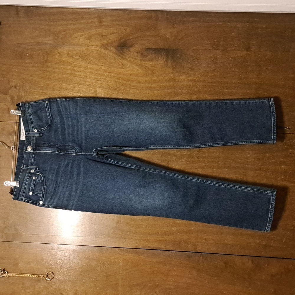 rag & bone Women's Straight Leg Jeans - Dark Blue